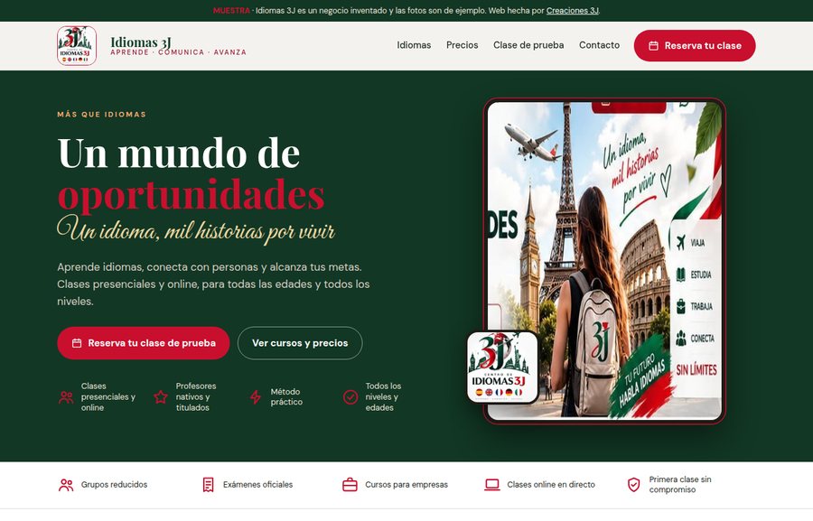 Web de Idiomas 3J