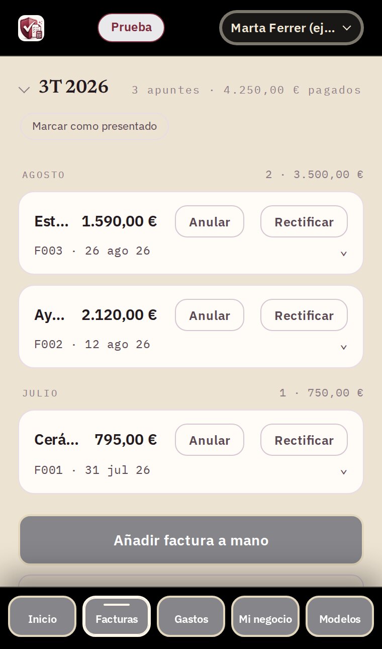 CheckGestiona: Las facturas emitidas, trimestre a trimestre