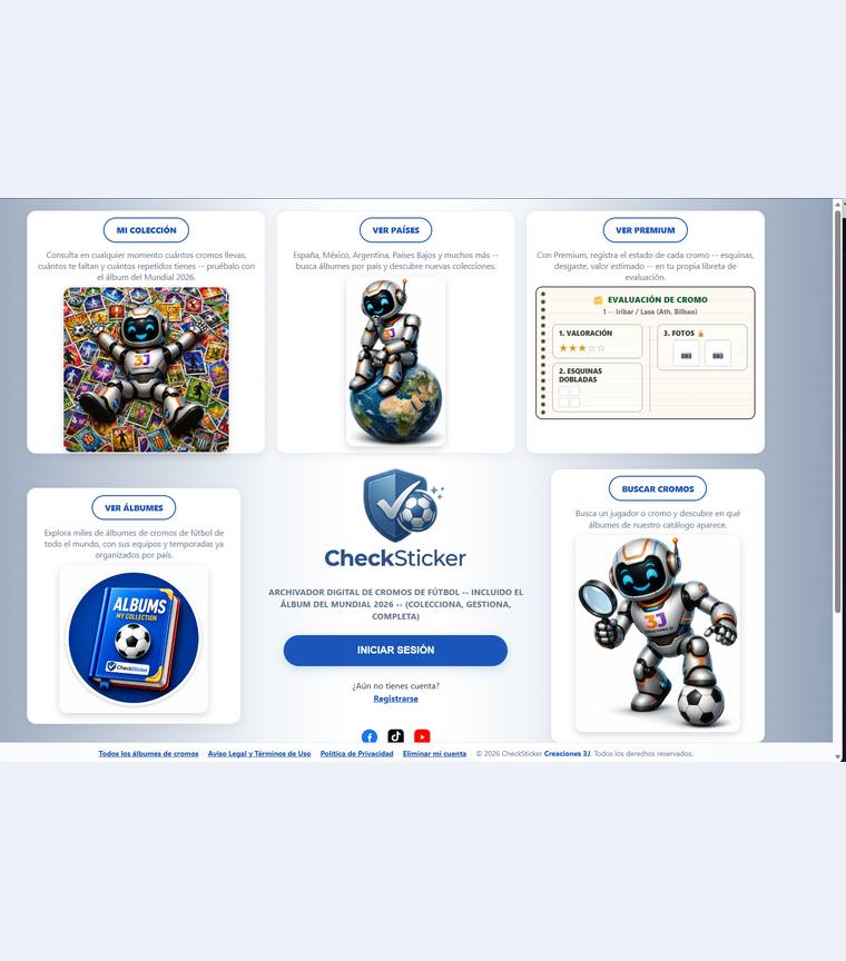 CheckSticker: La portada: todo a un toque